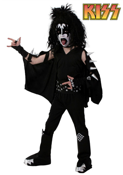Kids KISS Demon Costume - Small