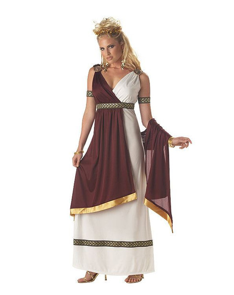 ROMAN EMPRESS womens greek goddess sexy costume halloween SMALL 6-8