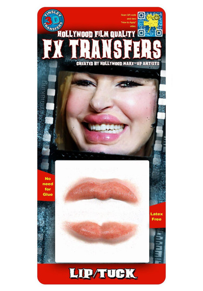 Lip Tuck Botox 3D Tattoo Tinsley Transfers