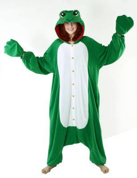 FROG adult animal womens mens costume pajamas anime BCozy ONE SIZE