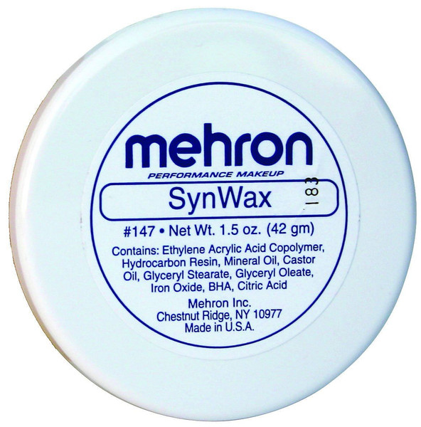 MEHRON SYNWAX modeling wax stage theater special effects pro makeup 1.5oz