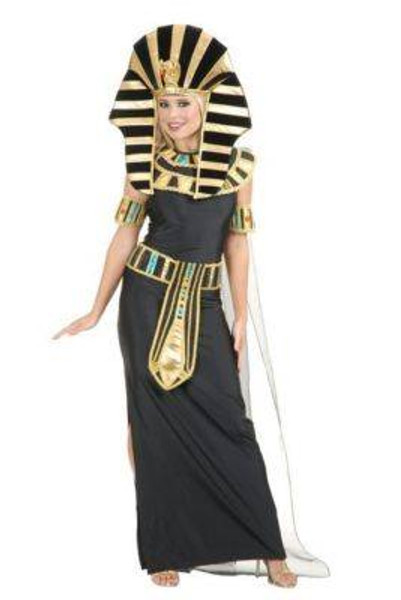 NEFERTITI cleopatra womens adult ancient egypt sphinx sexy halloween costume XS