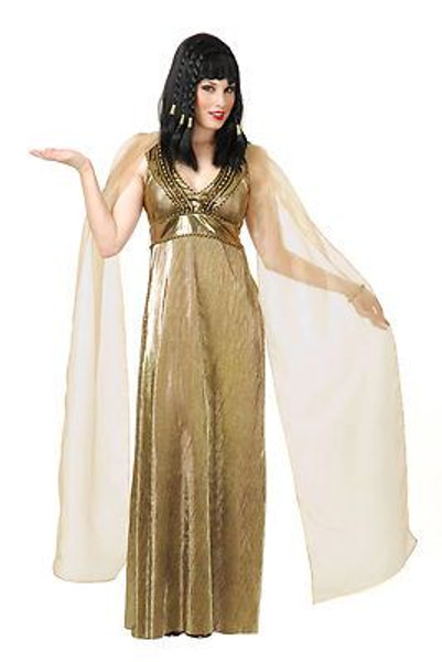 EMPRESS OF THE NILE gold egyptian queen cleopatra nefertiti halloween costume L