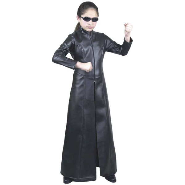 GIRLS MATRIX TRINITY street diva anime trench coat girls halloween costume LARGE