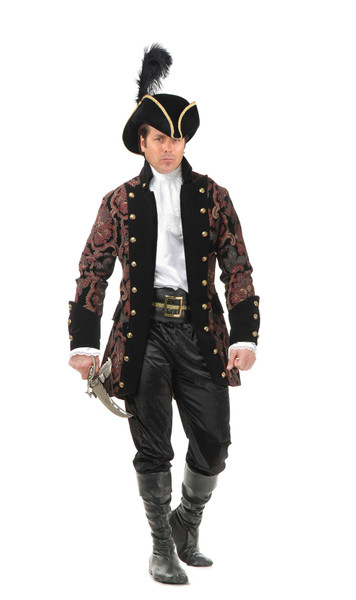 Royal pirate rogue costume mens medium