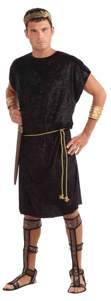 Roman Black Tunic Mens Costume