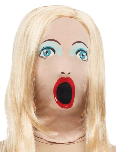 Sexy Sex Doll Mask Halloween Costume with Wig by Rubies