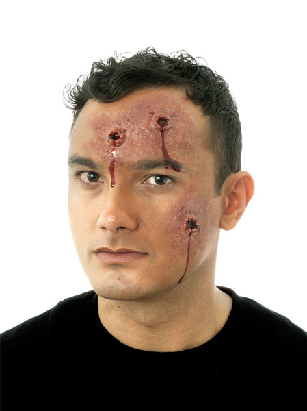 Woochie Body Hits Bullet Holes Wound Latex Prosthetic