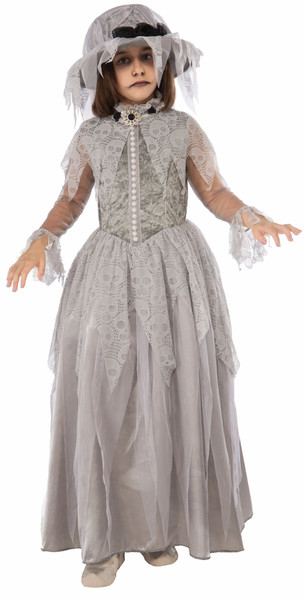 Victorian Ghost Dress Kids Costume
