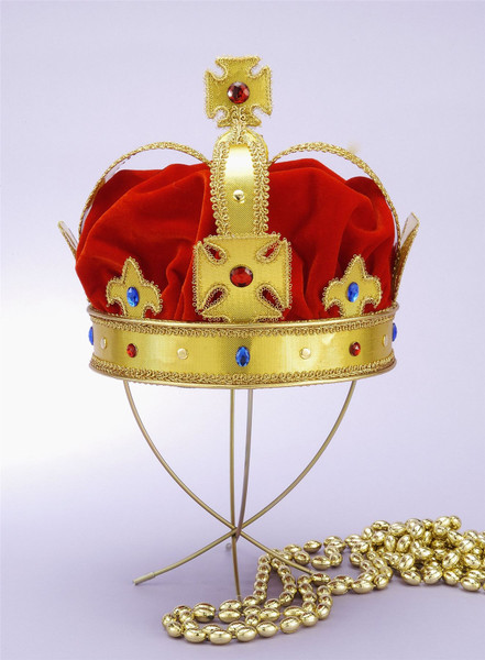 Regal King Crown Adult Rennaissance Costume Accessory