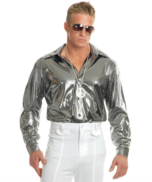 Silver Nail Head Disco Shirt