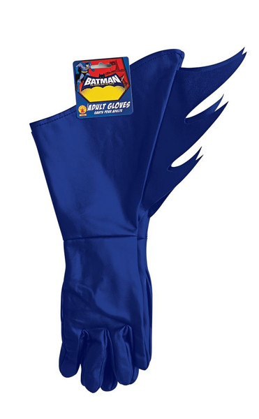 Batman Adult Blue Gloves by Rubies