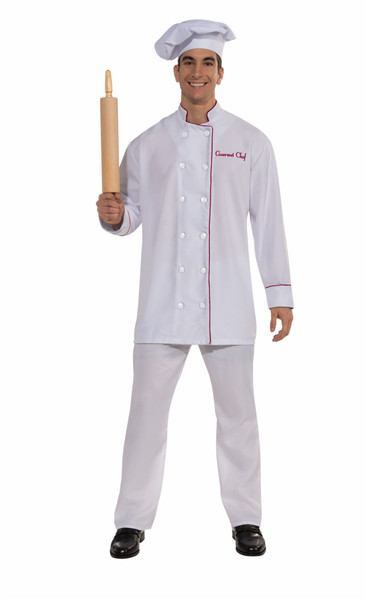 GOURMET CHEF adult mens apron baker funny uniform womens halloween costume