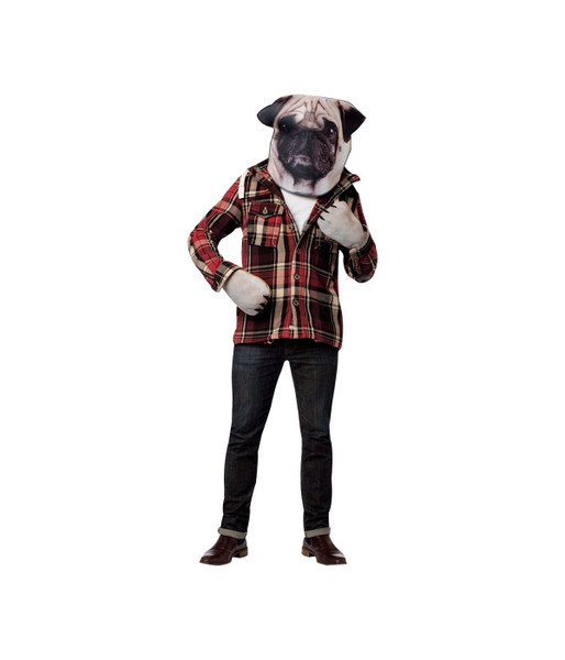 Pug Dog Adult Costume Kit