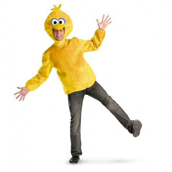 BIG BIRD yellow character mascot sesame street mens halloween costume 42-46