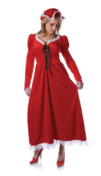 MRS. CLAUS nightgown dress adult womens Santa mrs miss Christmas holiday costume