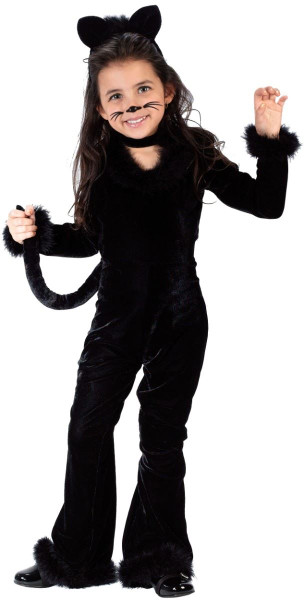 Playful Black Cat Kitty Toddler Costume