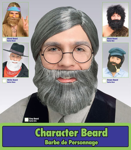 Short Character Beard Costume Accessory