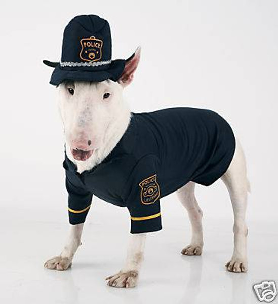 pet DOG puppy animal police cop halloween costume S