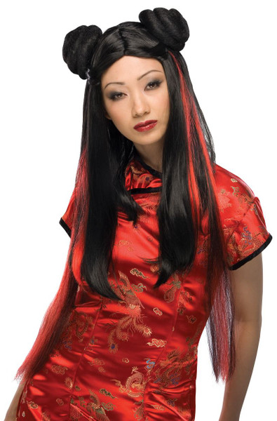 MS CHOW WIG japenese chinese hair geisha harajuku costume accessory