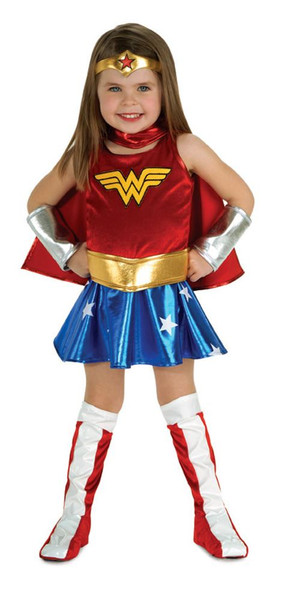 WONDER WOMAN superhero comic character halloween girls costume toddler 1-2 yrs