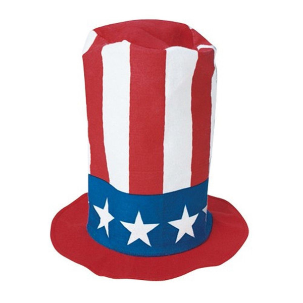 USA TOP HAT 4th July patriot uncle sam adult kids halloween costume