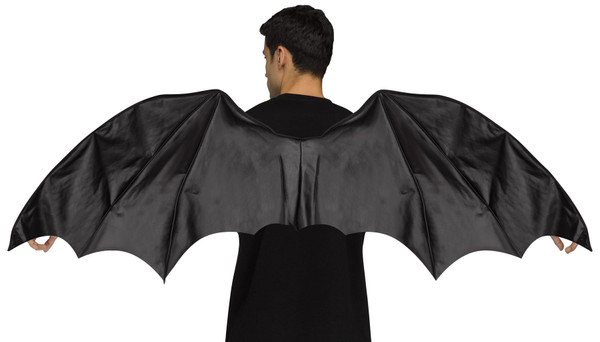 Adult Black Dragon Wings 64 inch Wingspan Halloween Costume Accessory