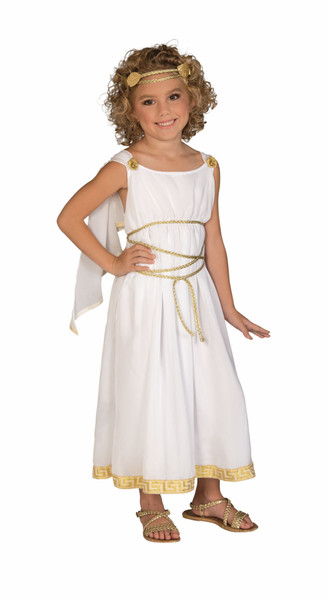 Grecian Greek Goddess kids girls Halloween costume