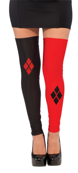 Batman Arkham City Adult Womens Harley Quinn Thigh Highs Costume Accessory