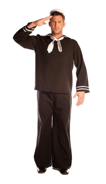 Navy Black Dress Blues SAILOR SOUTH SEAS NAVY mens halloween costume