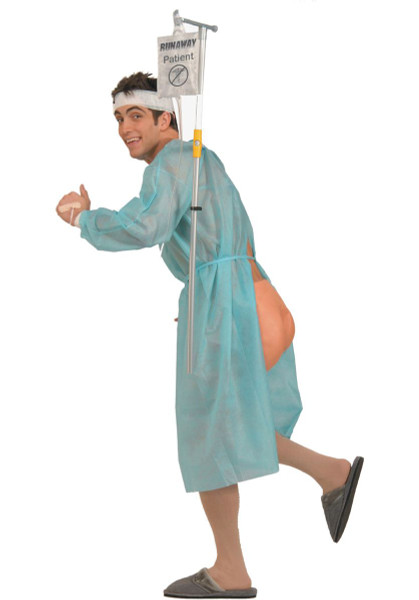 Runaway Patient Adult Costume Standard Size