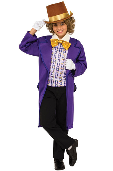 Willy Wonka kids boys Charlie Chocolate Factory costume