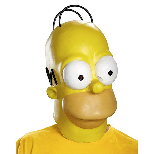 Homer Simpson Mask Adult Funny halloween costume