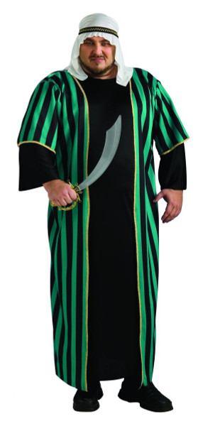 Arab Sheik mens adult Halloween Costume Plus Size