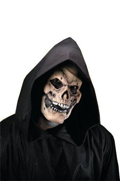 Reel F/X - Latex Bones Skull Face Grim Reaper adult Halloween costume accessory Reel F/X - Latex Bones Skull Face Grim Reaper adult Halloween costume accessory