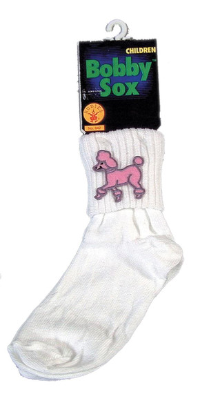 child Bobby Sox Socks 50s Halloween kids girls costume