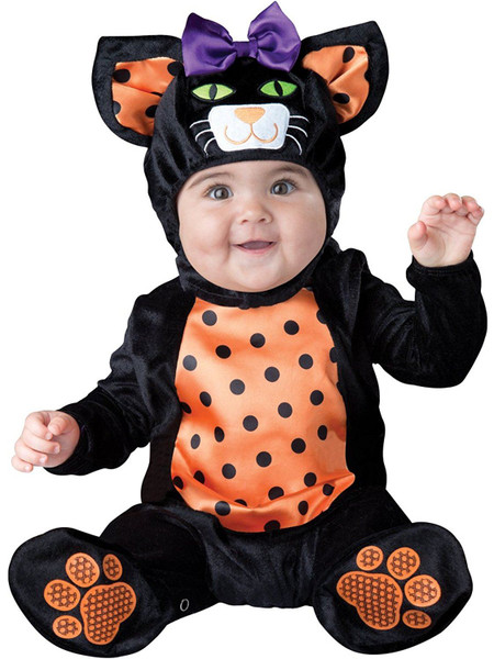 Mini Meow Halloween Cat Girl Costume 6-12M