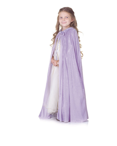 Lavender Panne Cape Child Costume One Size
