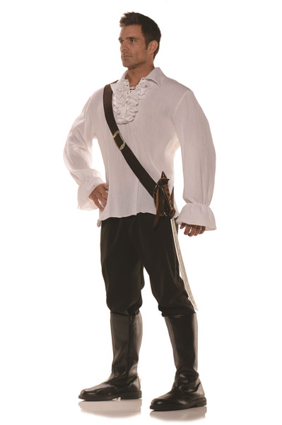 Mens Sword Holster Belt Brown Costume Accessory