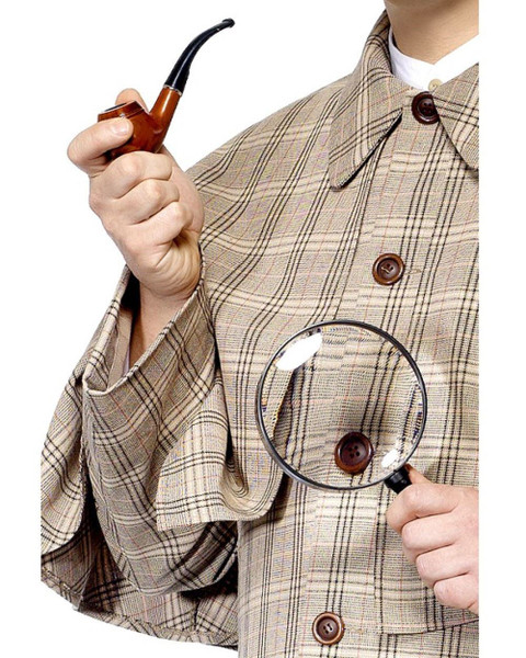 Sherlock Holmes Pipe And Magnifying Glass Costume Accessory Kit