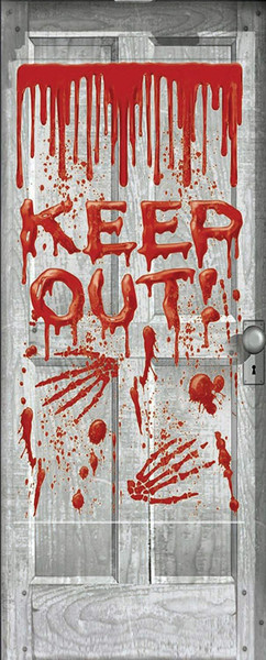 Keep Out Bloody Door Cover