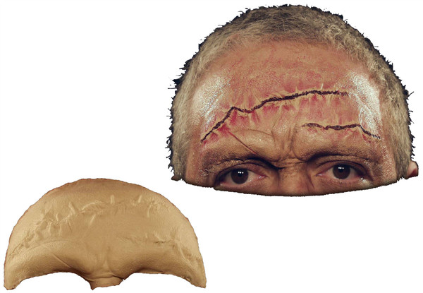 Stitched Brow Foam Latex Prosthetic