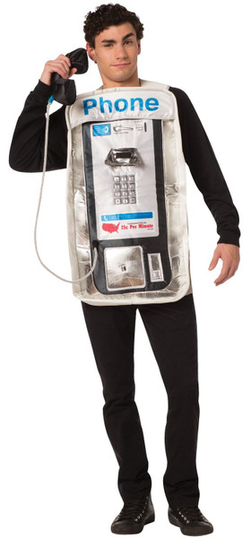 Rasta Imposta Retro Pay Phone Adult Costume-One Size