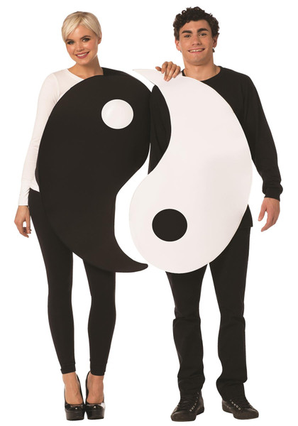 Yin & Yang Couples Adult Costume - One Size