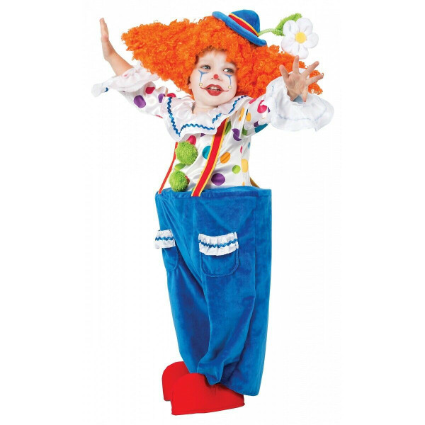 Colorful Circus Clown Toddler Costume