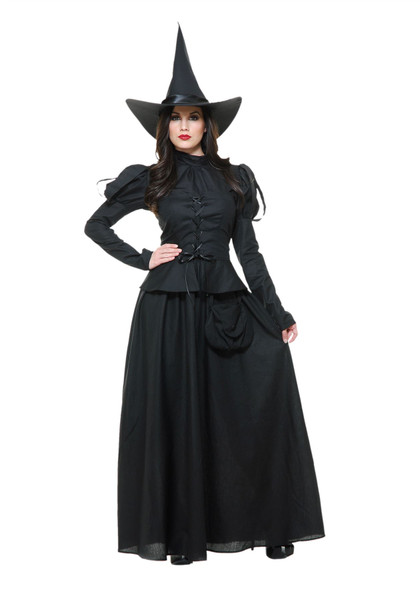 Wicked Witch Womens Heartless Black Witch Deluxe Adult Costume