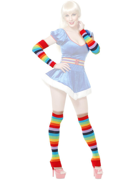 Rainbow Arm and Leg Warmers