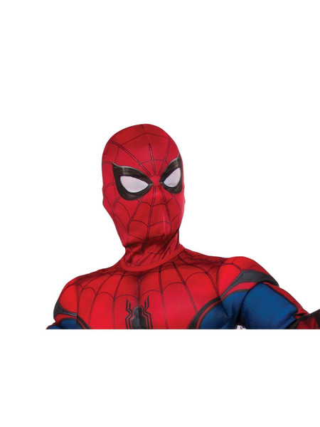 Child Spider-Man Far From Home Spider-Man Red/Blue Fabric Mask - Size One Size