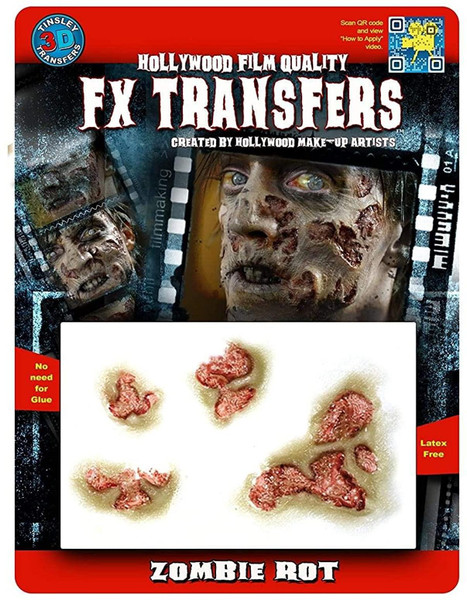 Zombie Rot 3D Tattoo Tinsley Transfers