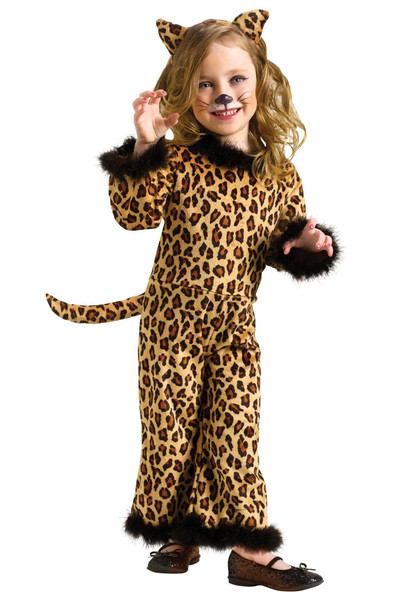 Pretty Leopard Toddler Halloween Kids Cat Costume